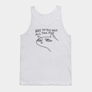 Poo Cat Tank Top